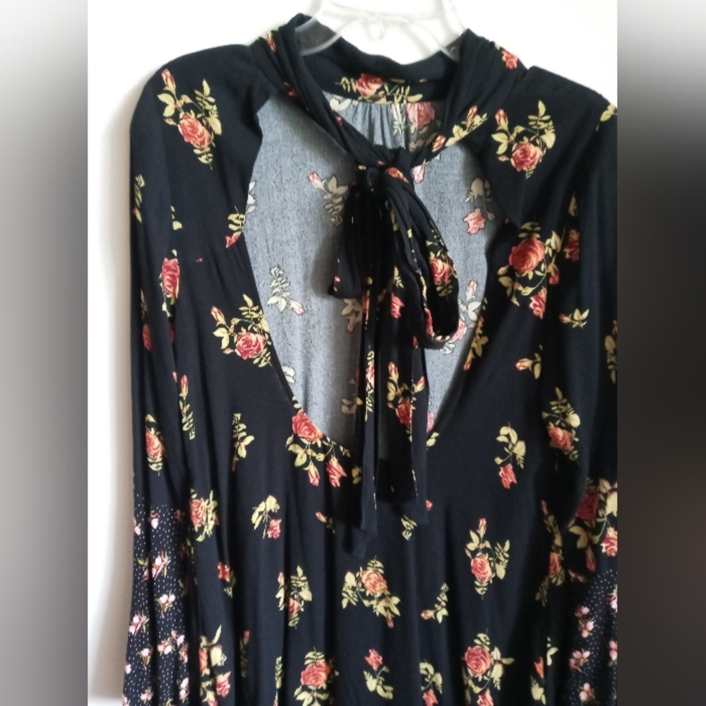 Free People tunic floral tie back Small - Picture 6 of 7